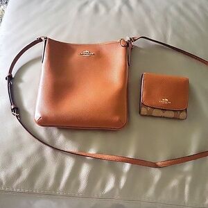 Coach Crossbody with matching wallet